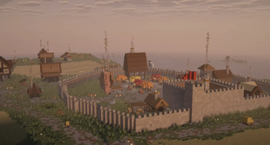 Карта BLOODSHORE для Minecraft [1.20.1] мод - скриншот игры